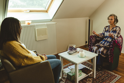 Serene, natuurlijke sfeer die staat voor energetische coaching
